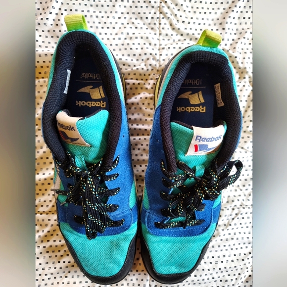 Reebok Ortholite Size 10 Beautiful Colors Sneaker Head - Picture 3 of 5